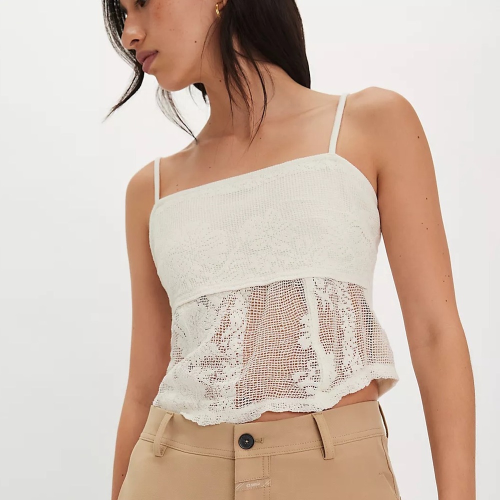 Free People Lace Cami Top